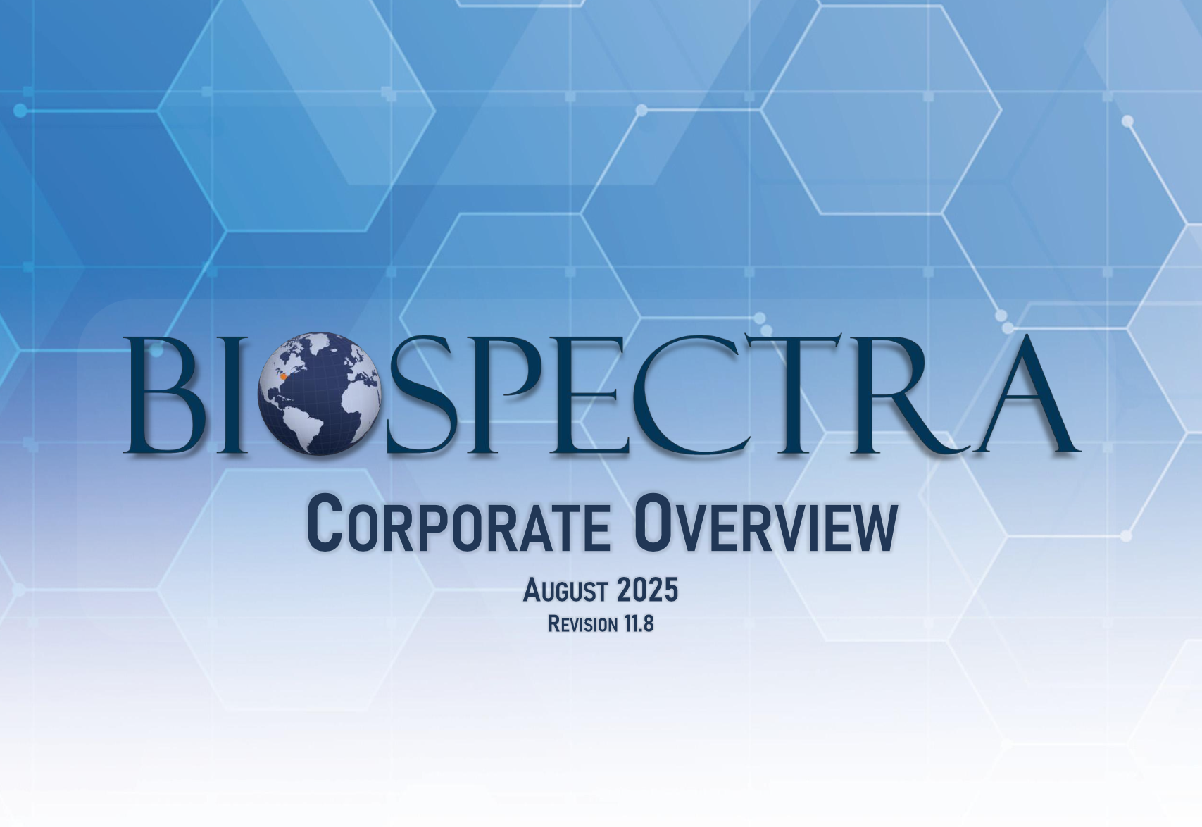 Biospectra Corporate Overview