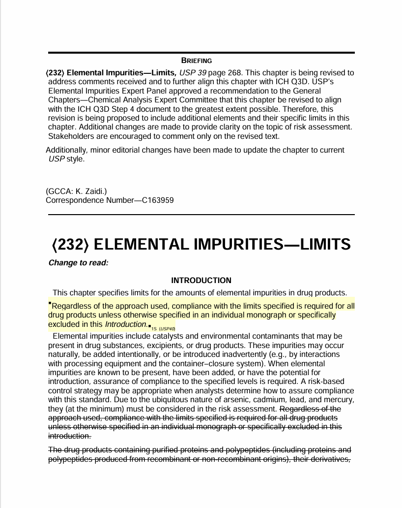 USP Supplement 3_ Correspondence Number C163959